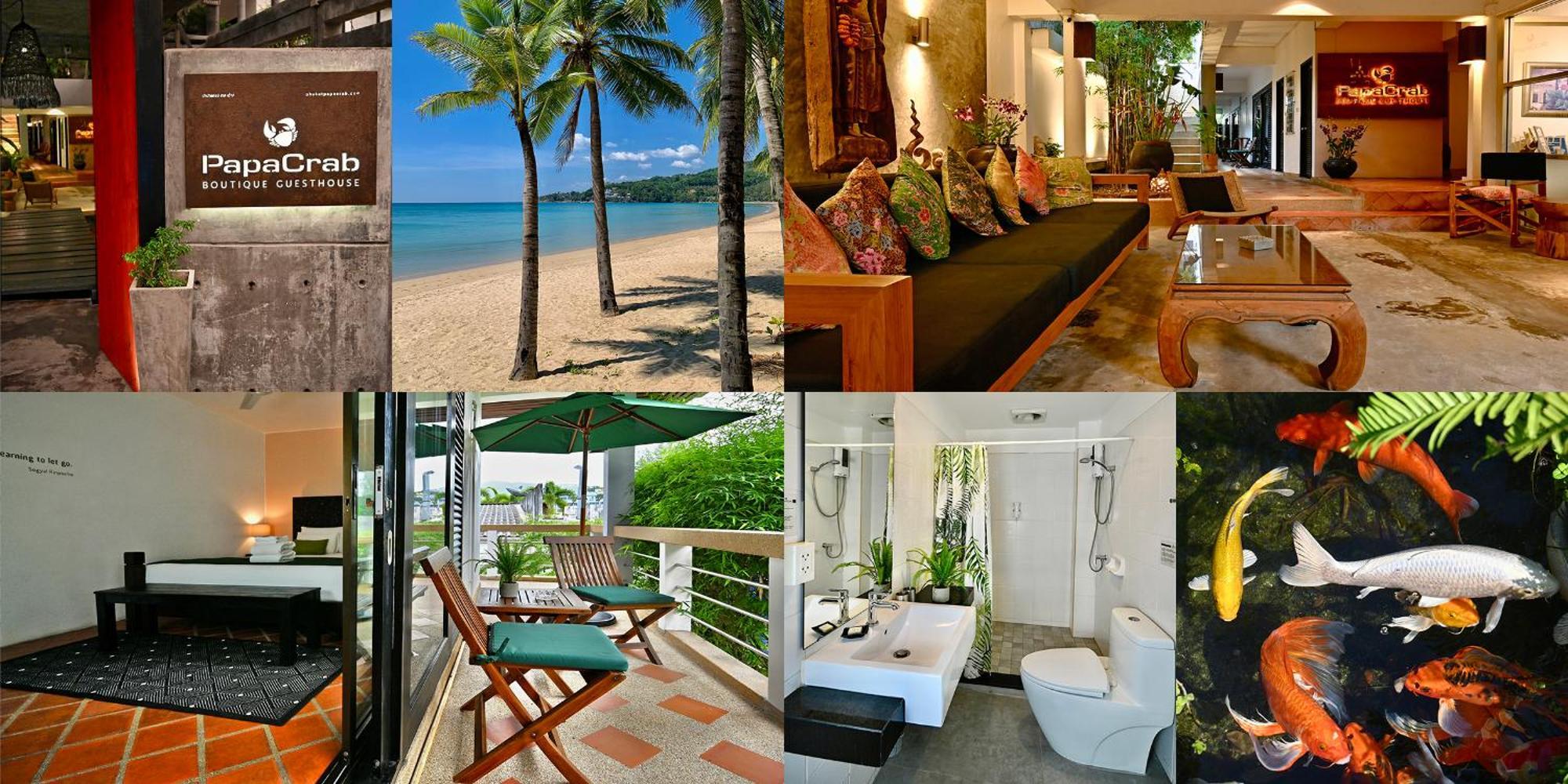 Papacrab Boutique Guesthouse Kamala Beach Exteriör bild